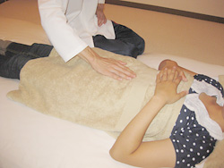 内臓緊張の緩和のイメージ