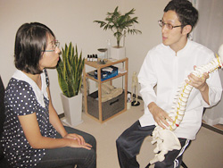 施術の説明のイメージ